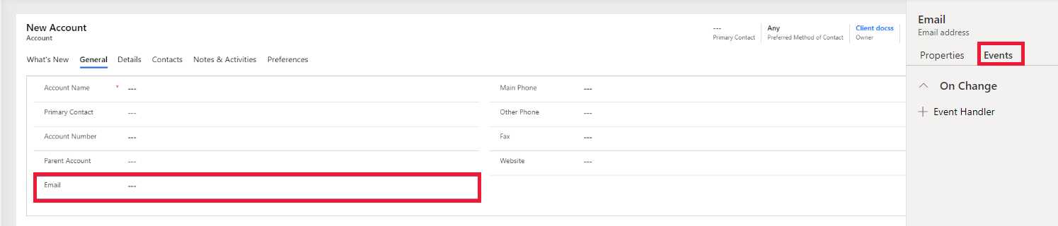 Onchange 처리기입니다.