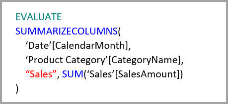 집계에 도달한 쿼리 예제