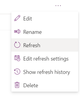 Refresh manually Refresh manually.