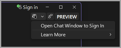 비활성 코필로트 상태의 스크린샷.