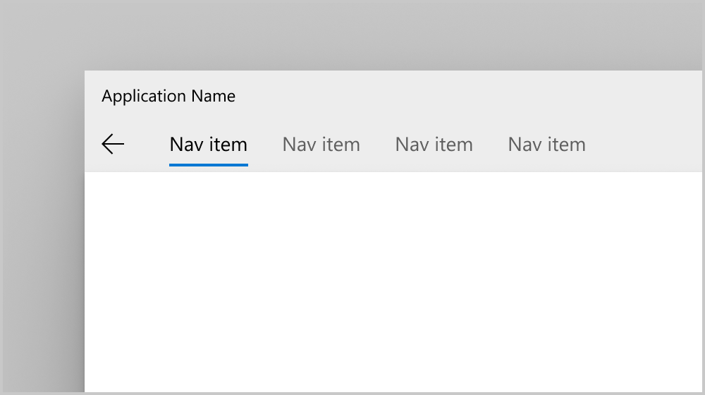 탐색 창 상단에 있는 NavigationView의 뒤로 가기 버튼