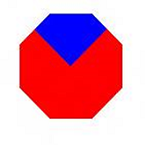 다이어그램은 3D 변환이 사각형 클립에 영향을 주지 않음을 보여 줍니다(시각적 요소가 클립 내에서 회전).