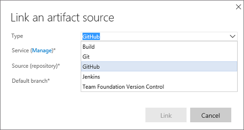 Code koppelen in een GutHub-opslagplaats aan een releasedefinitie