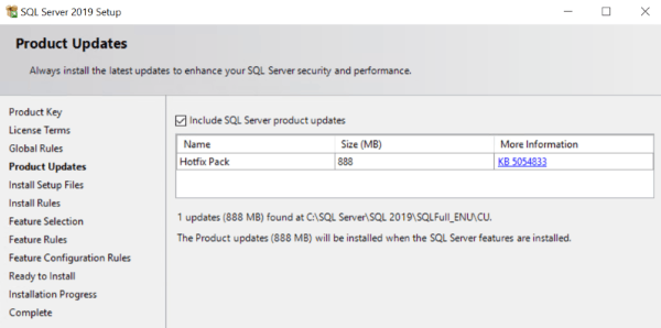 Schermopname van de resultaten.