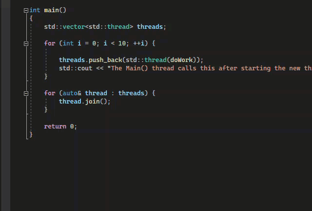 Animatie waarin de optie Uitvoeren naar cursor en vervolgens F11 wordt weergegeven.