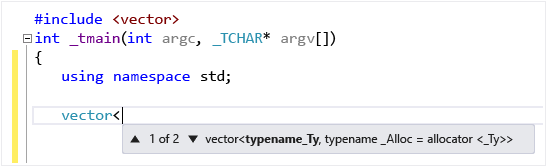 Help voor visual C++-parameters