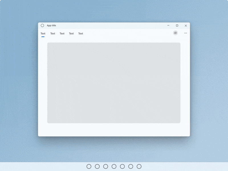 Gif-animatie van de gebruiker die met twee vingers drukt en een object roteert.