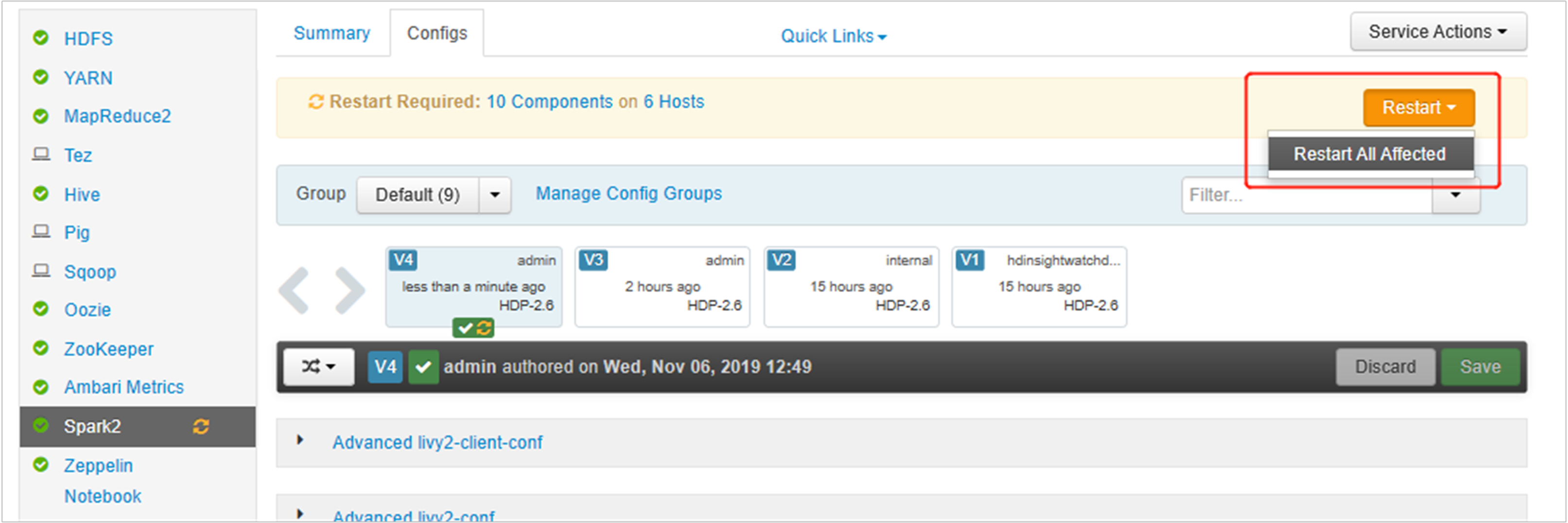 Uruchom ponownie usługi.