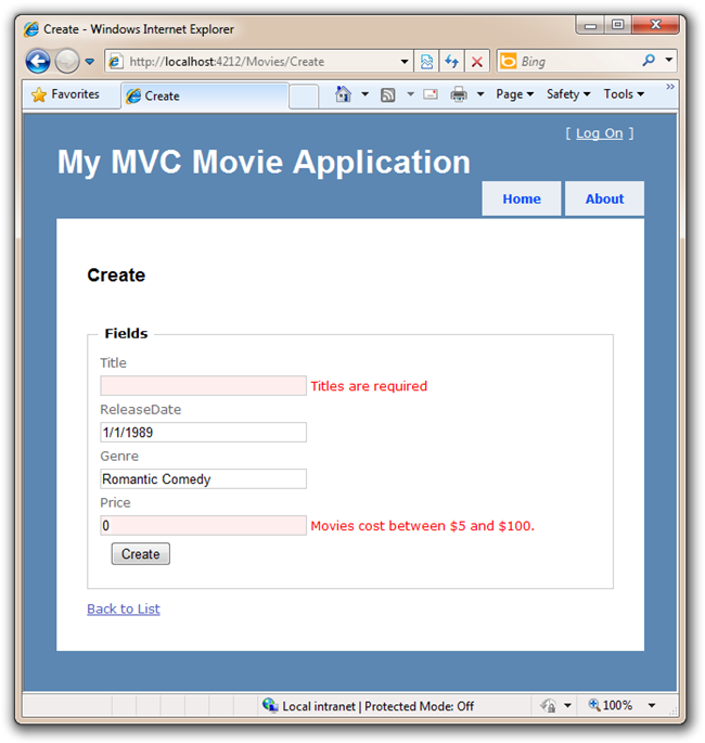 Tworzenie — Windows Internet Explorer