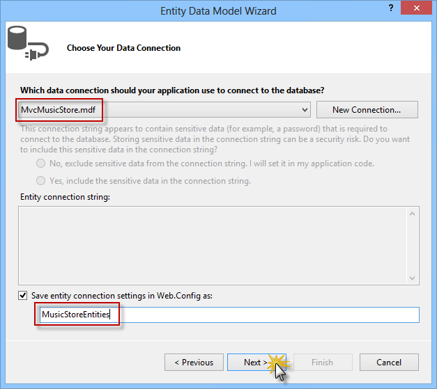 Wybieranie połączenia danych