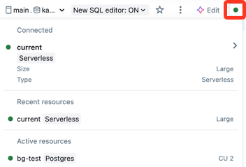 Selektor usługi SQL Warehouse