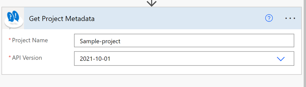 GetProjectMetadata Get