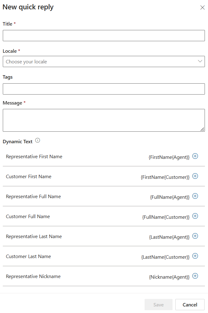 Przykłady formatów kluczy kontekstowych.