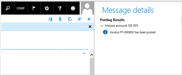 Message details pane.
