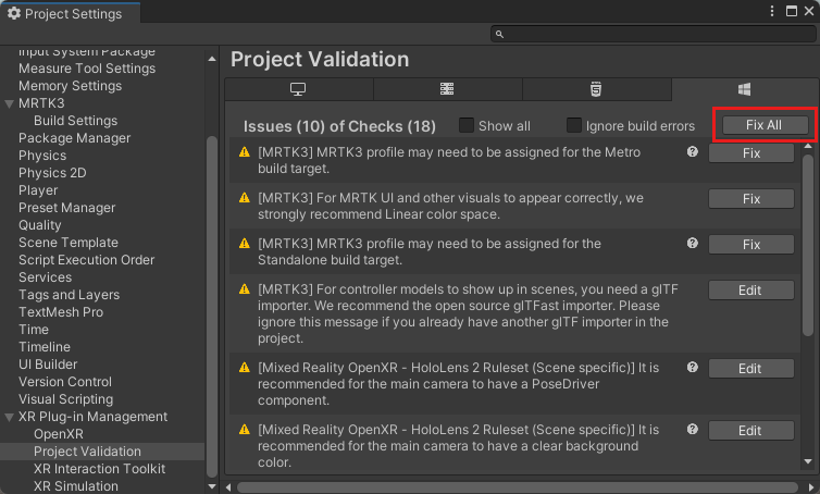 Zrzut ekranu Fix All.