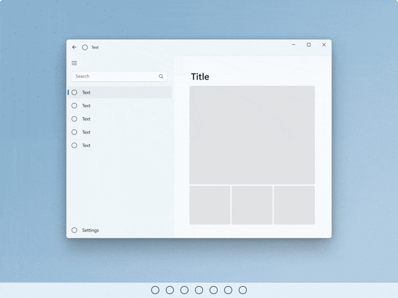 Animowany plik GIF użytkownika wywołujący klawiaturę dotykową z pola wyszukiwania.