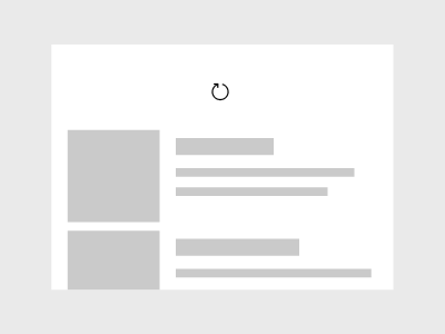 przekroczył próg pull-to-refresh