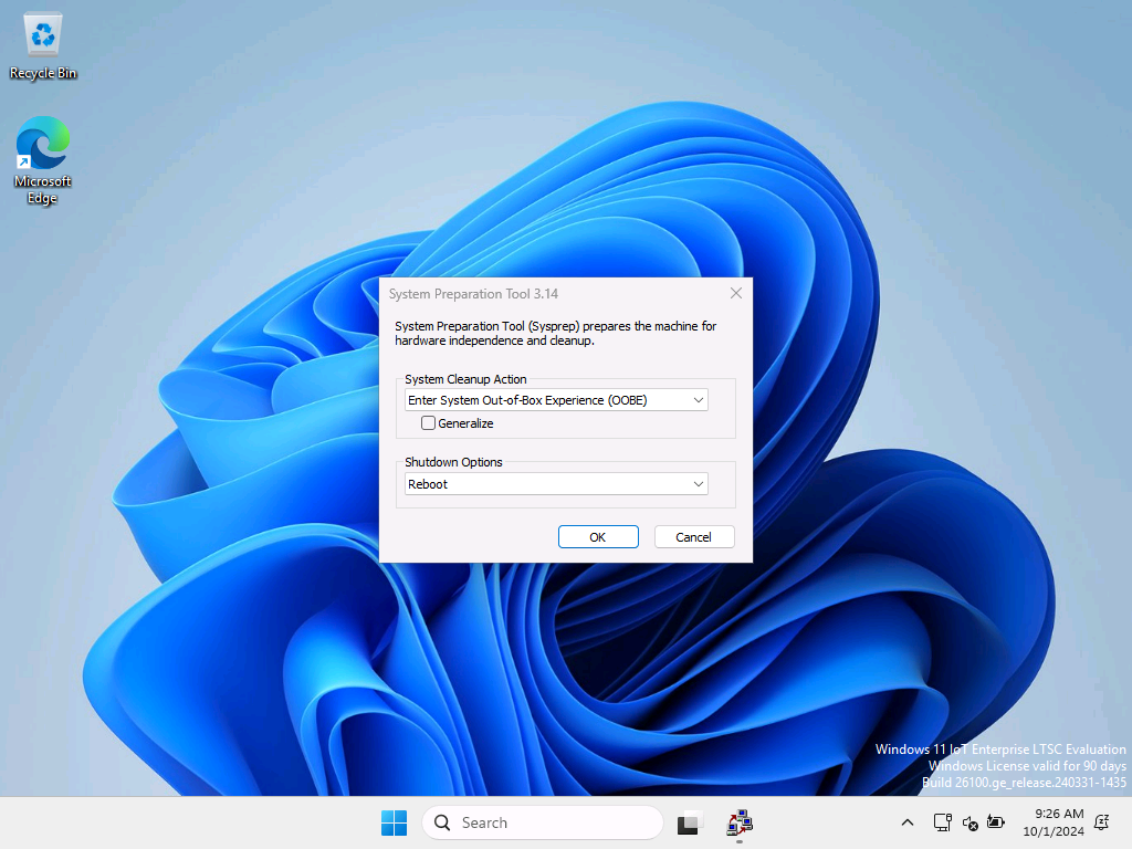 Zrzut ekranu przedstawiający Eksploratora jako domyślną powłokę systemową.