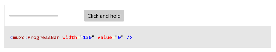 Określony pasek postępu