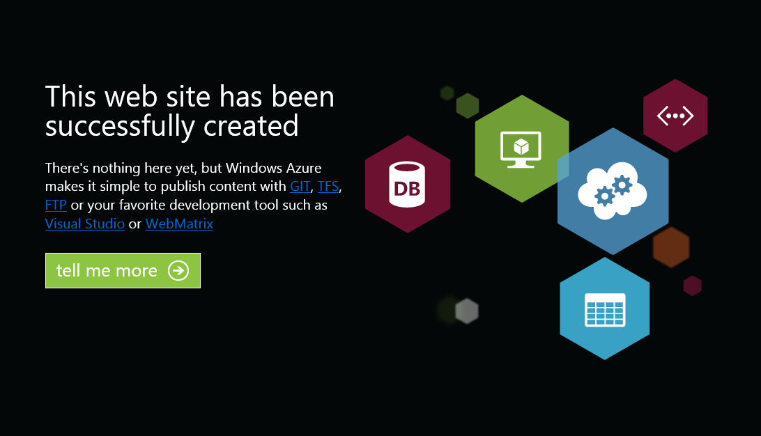 Site em execução Site em execução