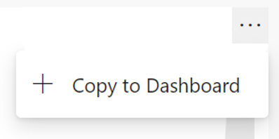 Fixar os relatórios do Azure Boards no painel.