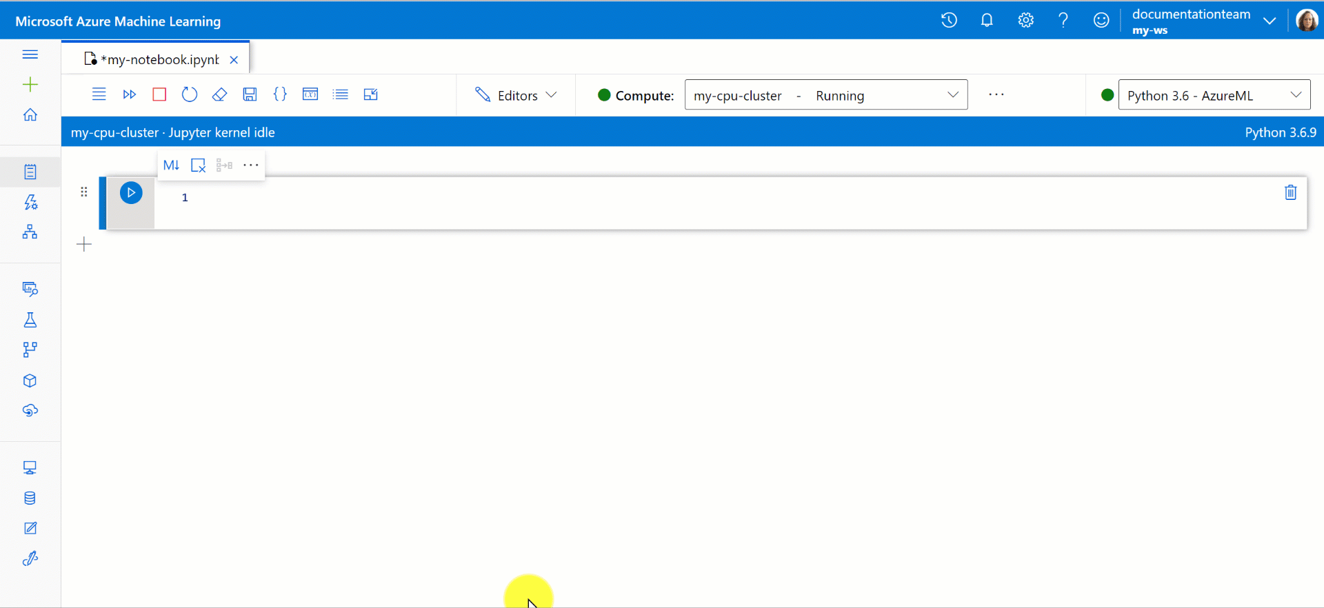 Inserir um snippet de código