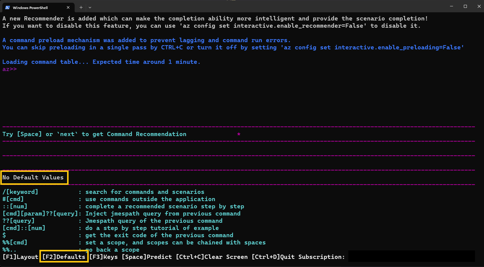 Padrão de parâmetro de exibição ativado/desativado