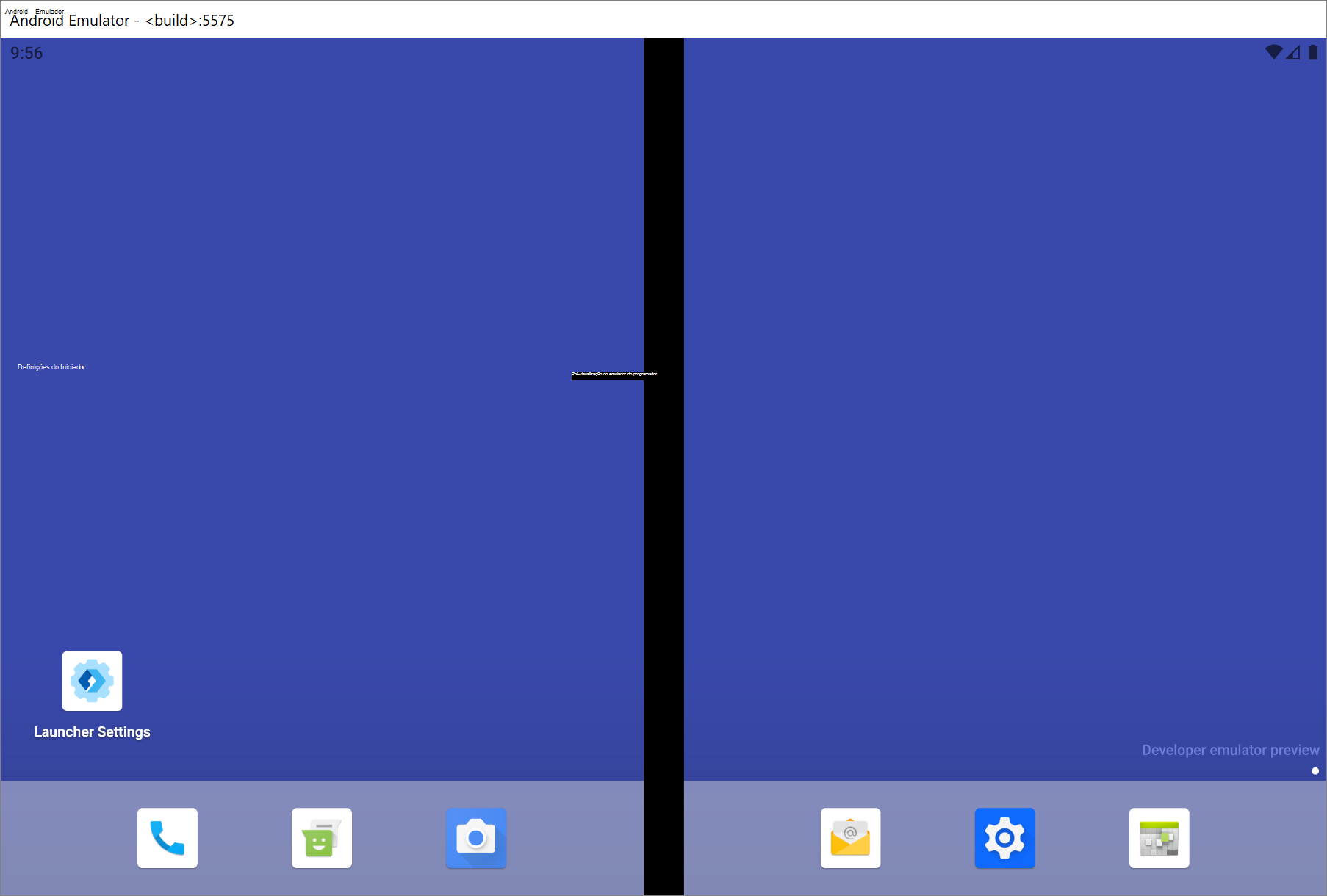 O emulador do Surface Duo