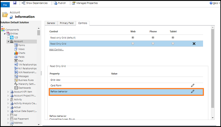 Editar comportamento de realocação.