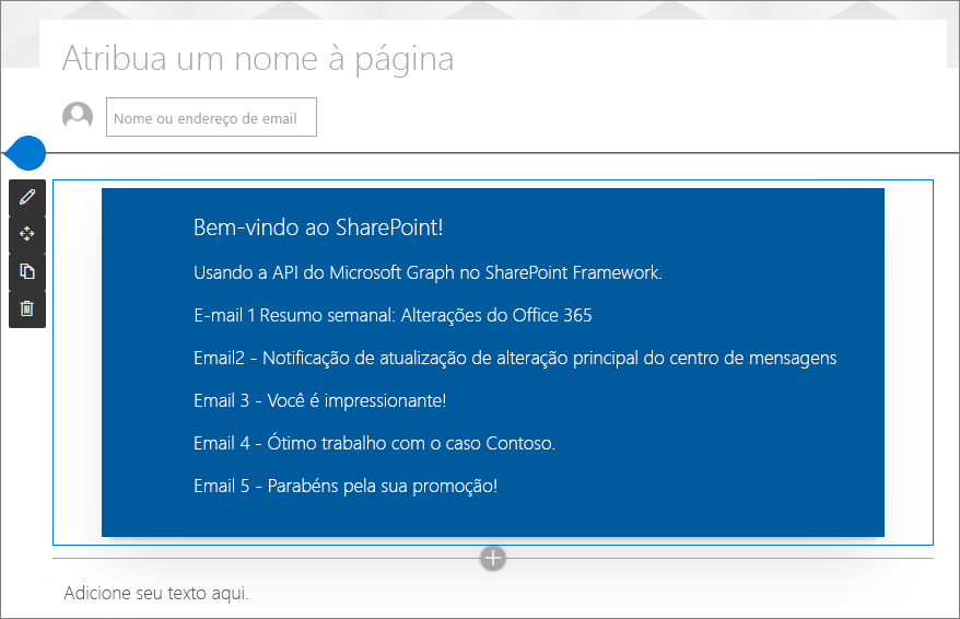 Web Part renderizada
