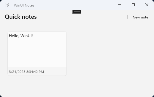 A interface do usuário do aplicativo de anotações com um plano de fundo claro e um modelo de anotação leve.