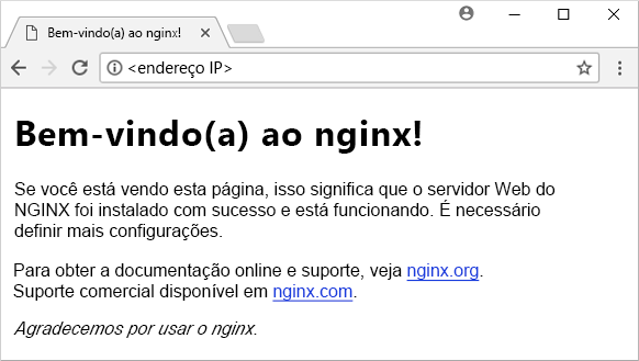 NGINX web site now loads correctly