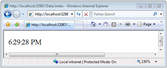 Tempo armazenado em cache