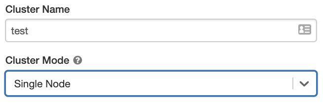 Modo de agrupamento de nó único