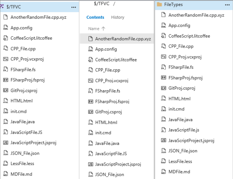 Exemplo de tipo de ficheiro