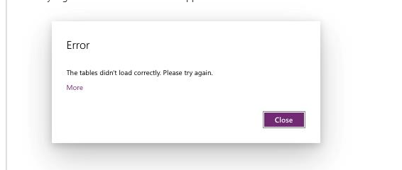 conexão Erro de conexão
