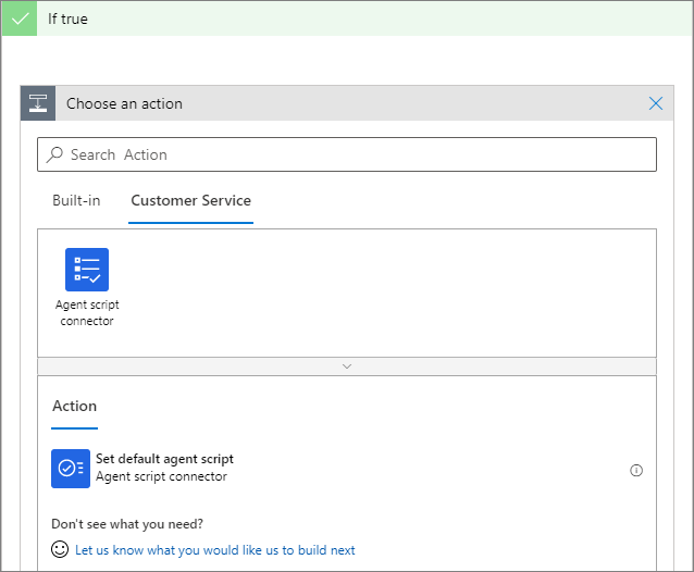 Definir script padrão Defina o script padrão.