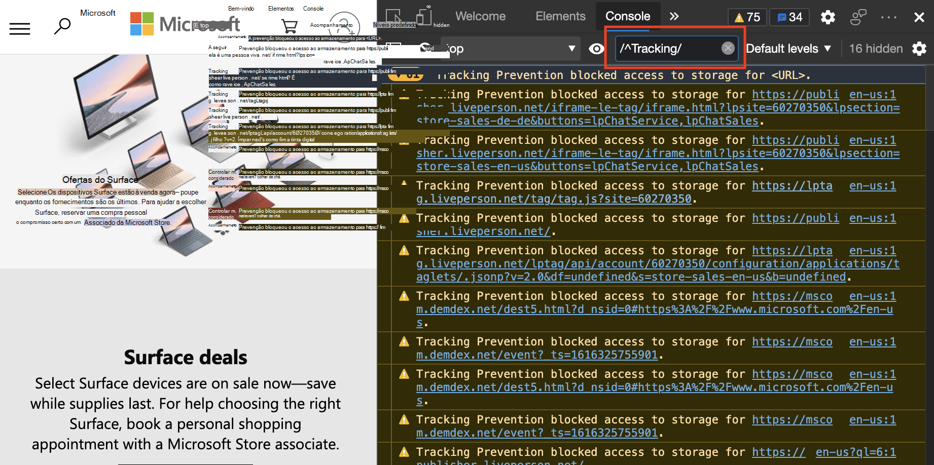 Apresentar as mensagens que começam com a palavra 