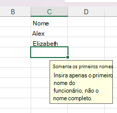 Um pedido com o título 