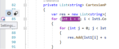 Captura de ecrã que mostra a configuração de um ponto de paragem no editor de código.