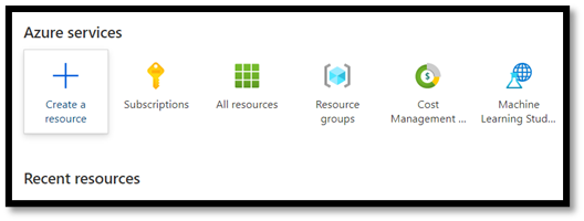 Recursos disponíveis do Azure