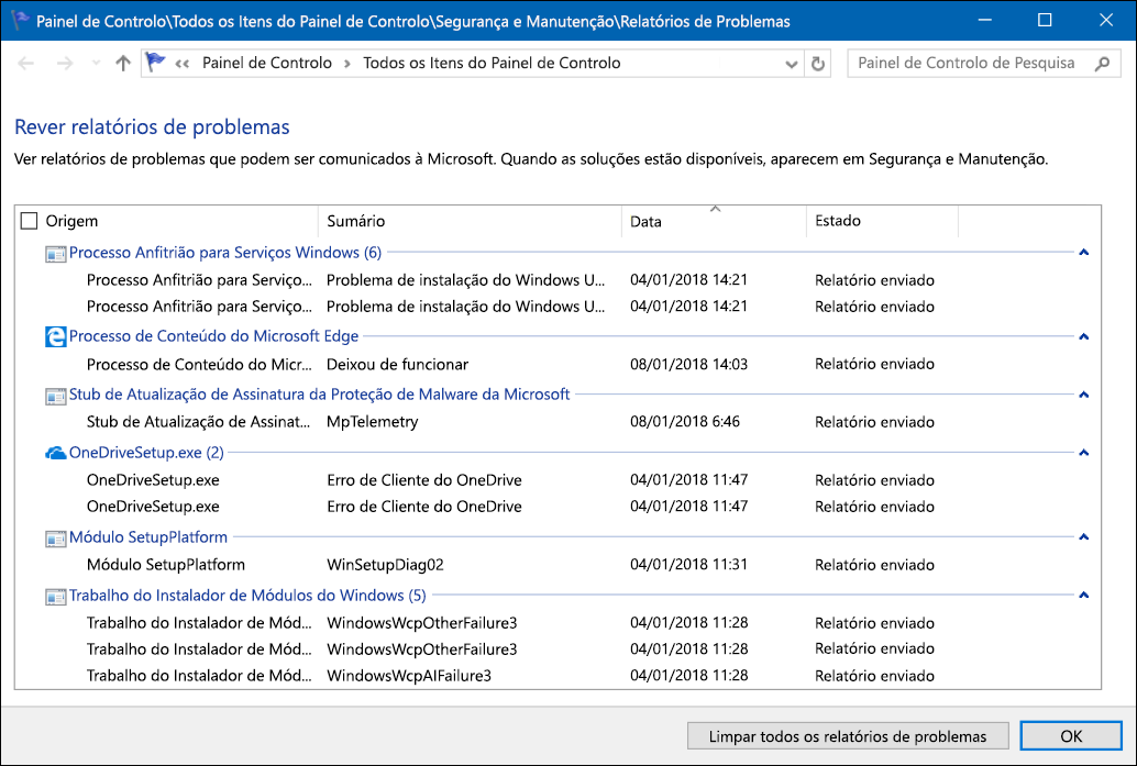 Captura de ecrã da ferramenta 
