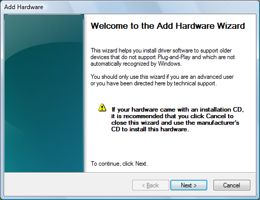 captura de ecrã da página de boas-vindas de um assistente