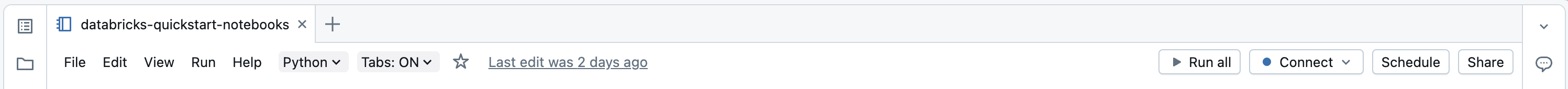 Git dialog button on notebook.
