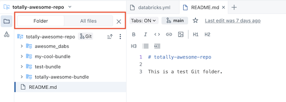 Authoring context tabs