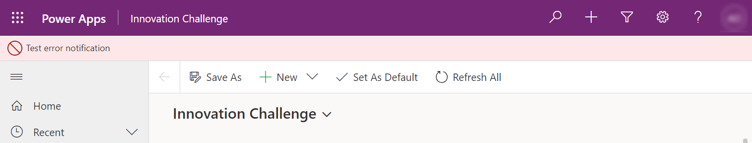 การแจ้งเตือนข้อผิดพลาดตัวอย่าง
