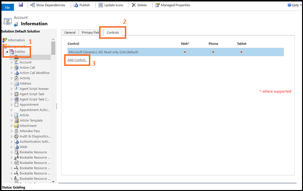 เปิด เพิ่มตัวควบคุม