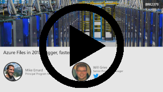 Azure 文件存储与同步演示屏幕录制版 - 选择即可播放。