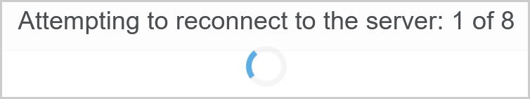 默认重新连接 UI。