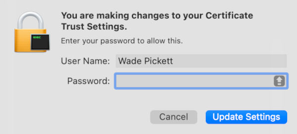 安全警告对话框